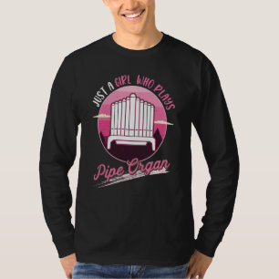 Camiseta Toca Órgão Tocadora de Órgão de Tubos Organista
