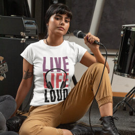 Camiseta Toca os tambores alto