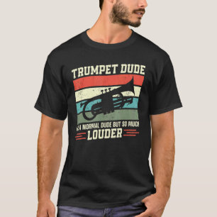 Camiseta Toca Trompete Vintage Retro Cara da Trombeta Como