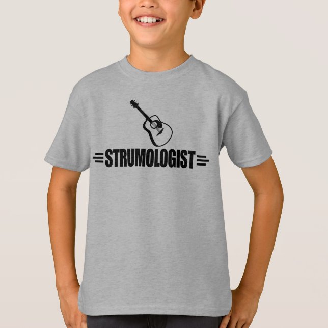 Camiseta Toca Violão Engraçado (Frente)