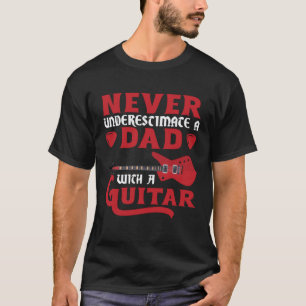 Camiseta Toca Violão Pai da Guitarra Guitarrista Pai