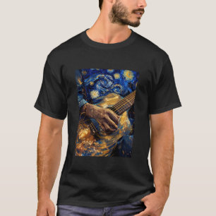 Camiseta Toca Violão Starry-Night 1