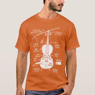 Camiseta Toca violino divertido Músico Humor presente gif
