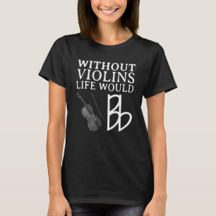Camiseta Toca Violino Engraçado Para Homens Mulheres Viola