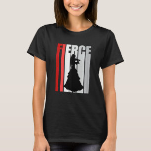 Camiseta Toca Violino Mulheres Vermelho Instrumento Musical