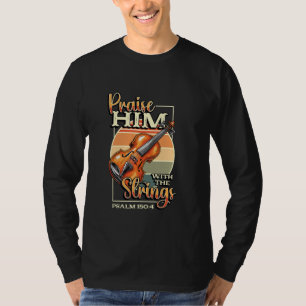 Camiseta Toca Violino Na Orquestra Louve-O Com A Cordas