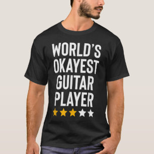 Camiseta Tocado de Guitarra Mais ou Menos do Mundo Amante d