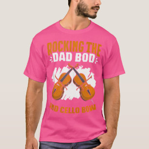Camiseta Tocado O Violoncelista de Dad Bod Orquestra Música