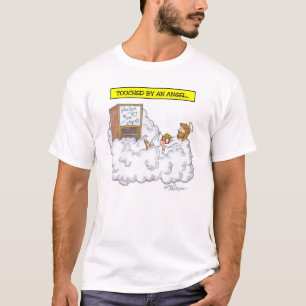 Camiseta "Tocado por um anjo "