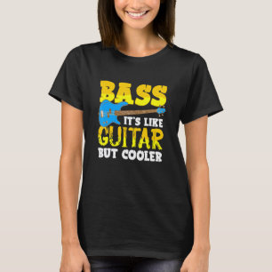 Camiseta Tocador de Baixo É Como Violão Mas Mais Legal Astr