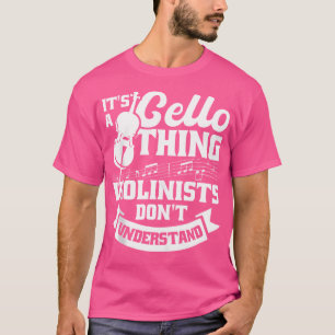 Camiseta Tocador de cordas de violoncelo Violoncelista Sinf