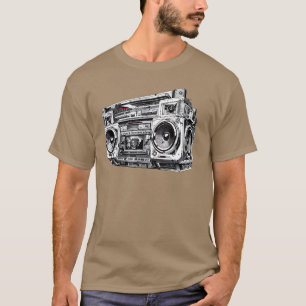 Camiseta Tocador de Ghetto Hip Hop 80s 90s Gângster Rap