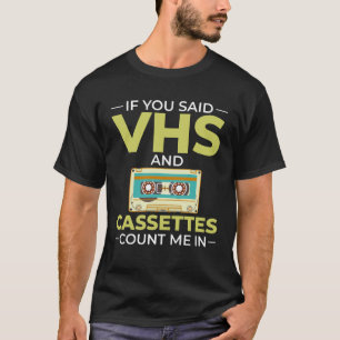 Camiseta Tocador de Música em Fita Cassete Gravador Mix de 