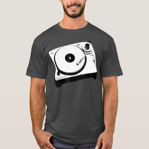 Camiseta Tocador Vinyl Record OldSchool DJ Turntable