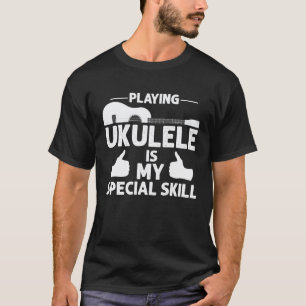 Camiseta Tocadores de Música Havaiana Ukulele Música