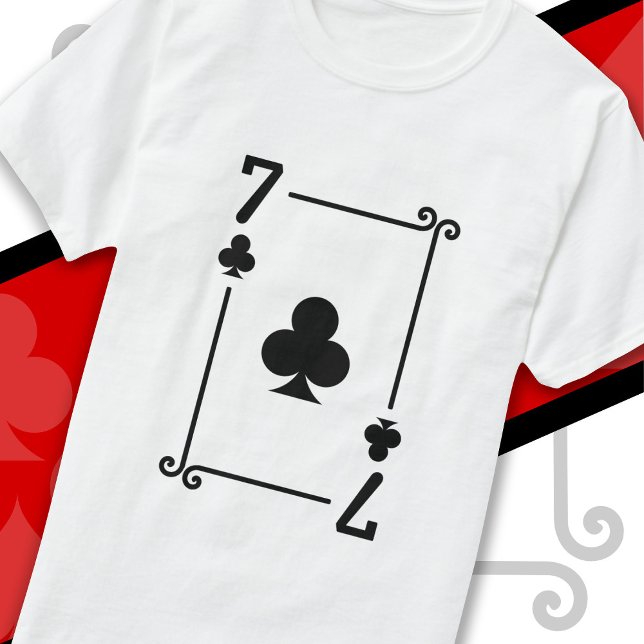 Camiseta Tocando Cartões Tabuleiro Figurino 7 Clusters Plac (Criador carregado)