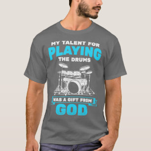 Camiseta Tocando Tambores Do Drum De Deus