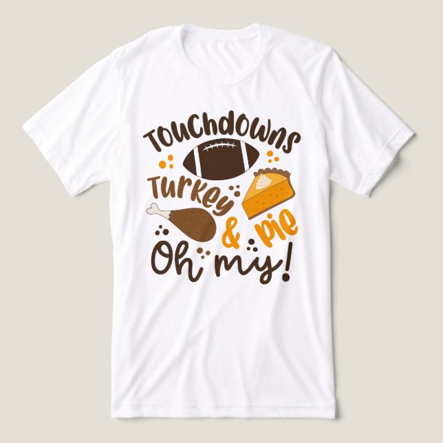 Camiseta Tocar a Turquia e o Pie | Oh Meu Deus (Design frontal)