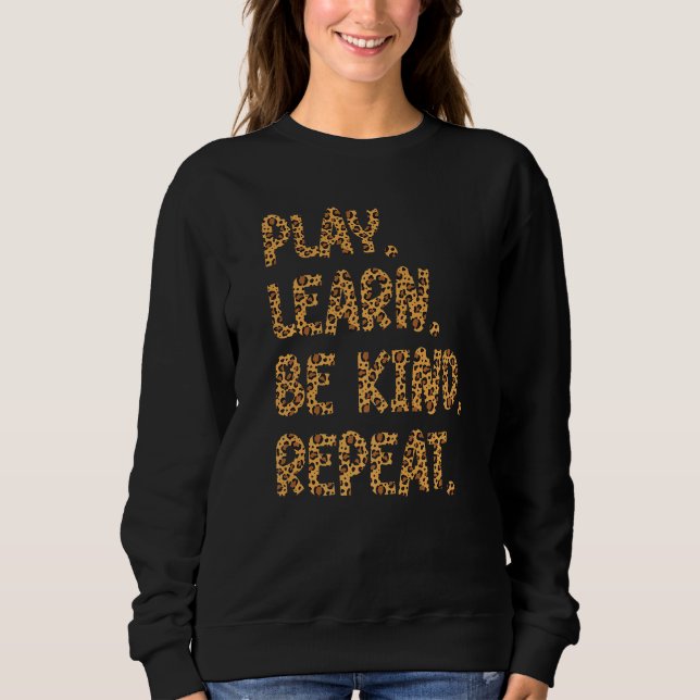 Camiseta Tocar Aprender A Ser Gentil Repetir Unidade De Bon (Frente)