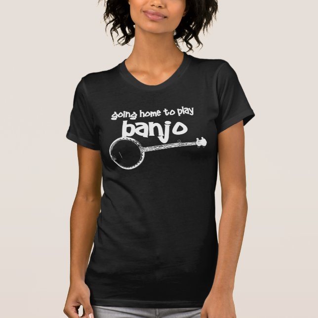 Camiseta Tocar banjo (Frente)