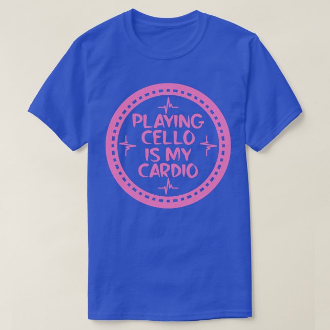 Camiseta Tocar Cello É Meu Áudio 1 (Frente do Design)
