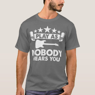 Camiseta Tocar Como Ninguém Ouve Você Música Elétrica De Vi