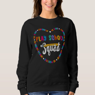 Camiseta Tocar Equipe de Esquadrão Escolar Seja gentil na E
