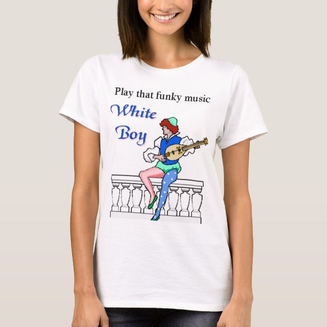 Camiseta Tocar essa música divertida (Frente)