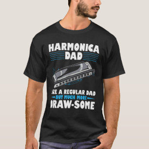 Camiseta Tocar Harmônica Para Tocador de Harmônica Harmônic