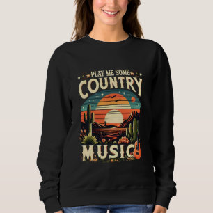 Camiseta Tocar-Me Alguma Vintagem De Música Do País