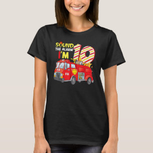 Camiseta Tocar O Alarme Eu Sou Menino De 10 Aniversário Cam