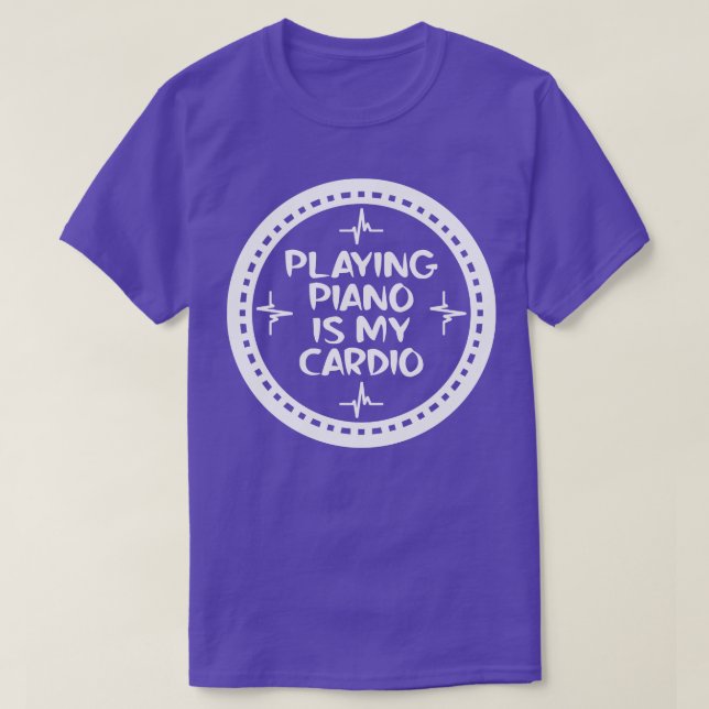 Camiseta Tocar Piano É Meu Áudio (Frente do Design)