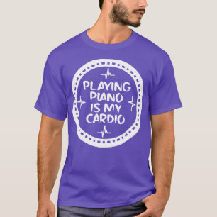 Camiseta Tocar Piano É Meu Áudio