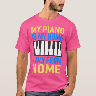 Camiseta Tocar Piano e Teclados