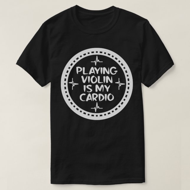 Camiseta Tocar Violino É Meu Áudio (Frente do Design)