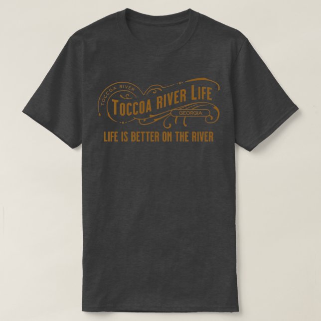 Camiseta Toccoa River Life (Frente do Design)