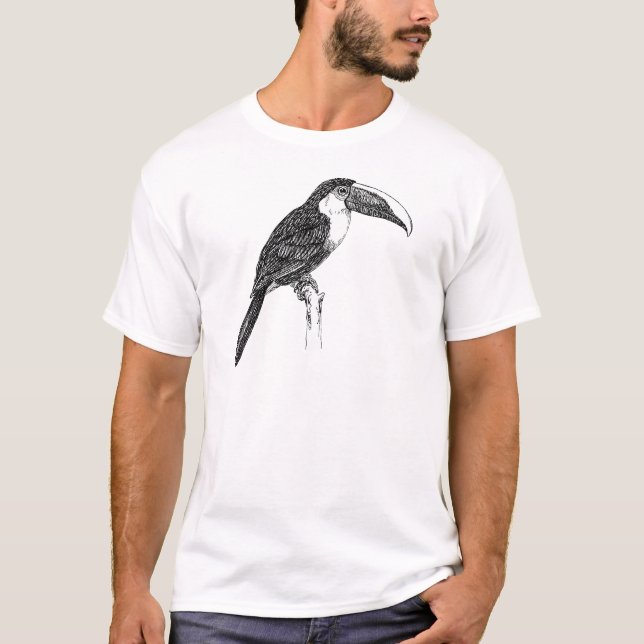 Camiseta Toco Toucan B&W (Frente)