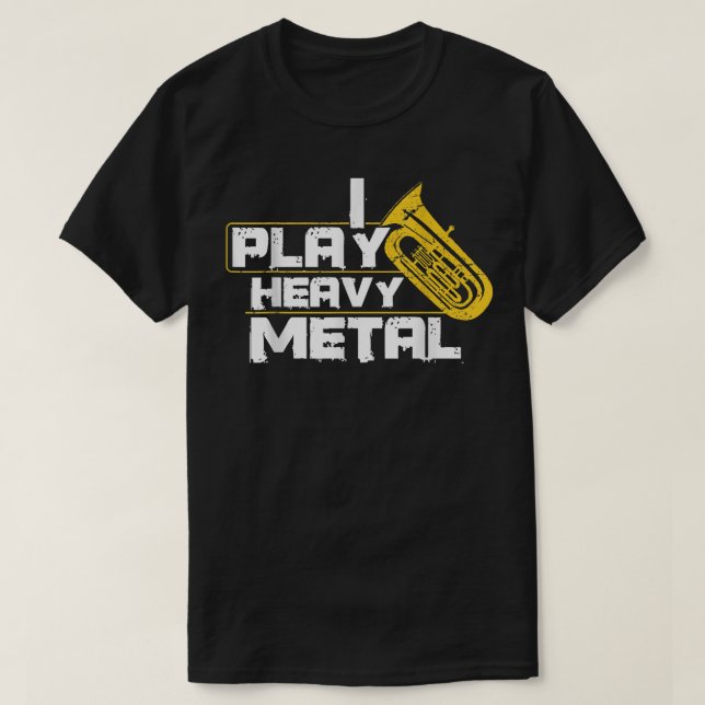 Camiseta Toco Tuba De Metal Pesado  (Frente do Design)