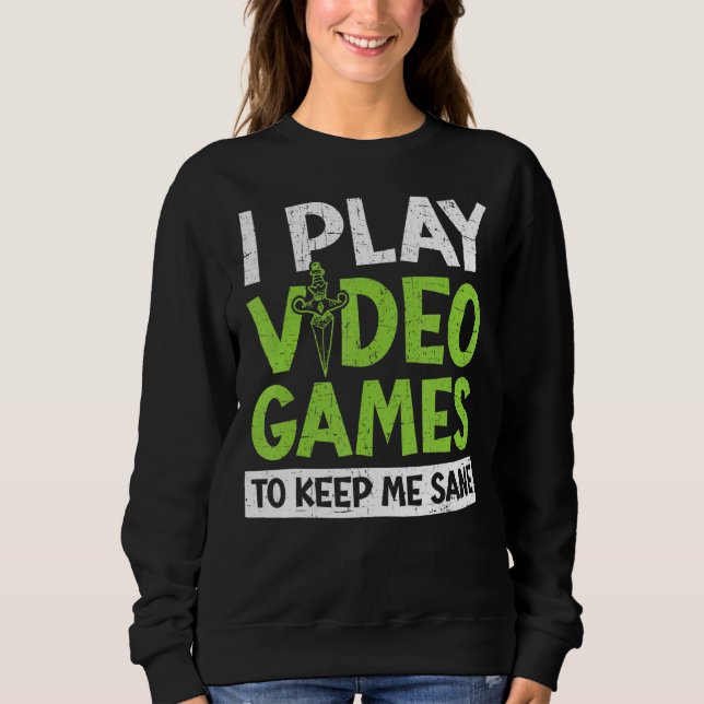Camiseta Toco Videos games Para Me Manter Sane Console Game (Frente)