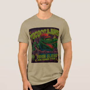 Camiseta TOCOCLAWS Crocodilo Encanador de Esgoto Monstro de