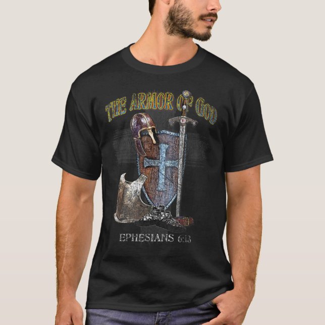 Camiseta Toda a Armadura de Deus - Efesianos (Frente)
