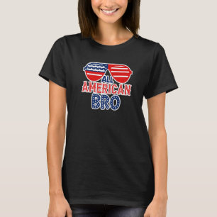 Camiseta Toda a Irmandade Americana 4 de julho Celebração A