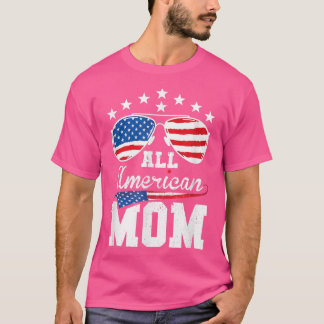 Camiseta Toda a Mãe Americana 4 de julho Matando Família