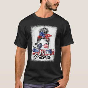 Camiseta Toda a Mama Americana Mensageira Correspondente Fa