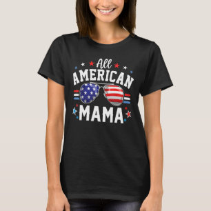 Camiseta Toda a Mama Americana Patriótica dos Estados Unido