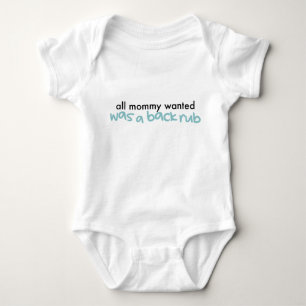 Camiseta Toda a mamãe Wanted era RUB traseira de A