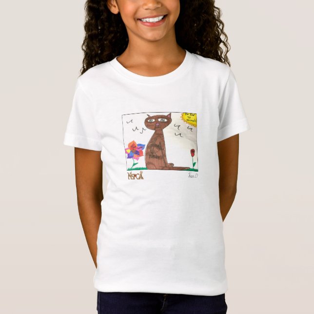 Camiseta "Toda a matéria das vidas de animais" por Traci D. (Frente)