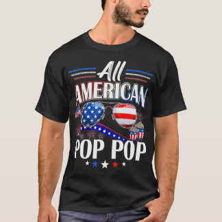 Camiseta Toda a Pop americana Pop de 4 de julho T shirt Pai