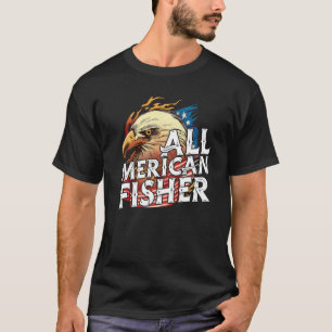 Camiseta Toda Bandeira Águia Americana Fisher Dia 4 De Julh