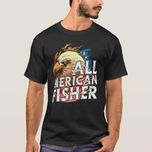 Camiseta Toda Bandeira Águia Americana Fisher Dia 4 De Julh